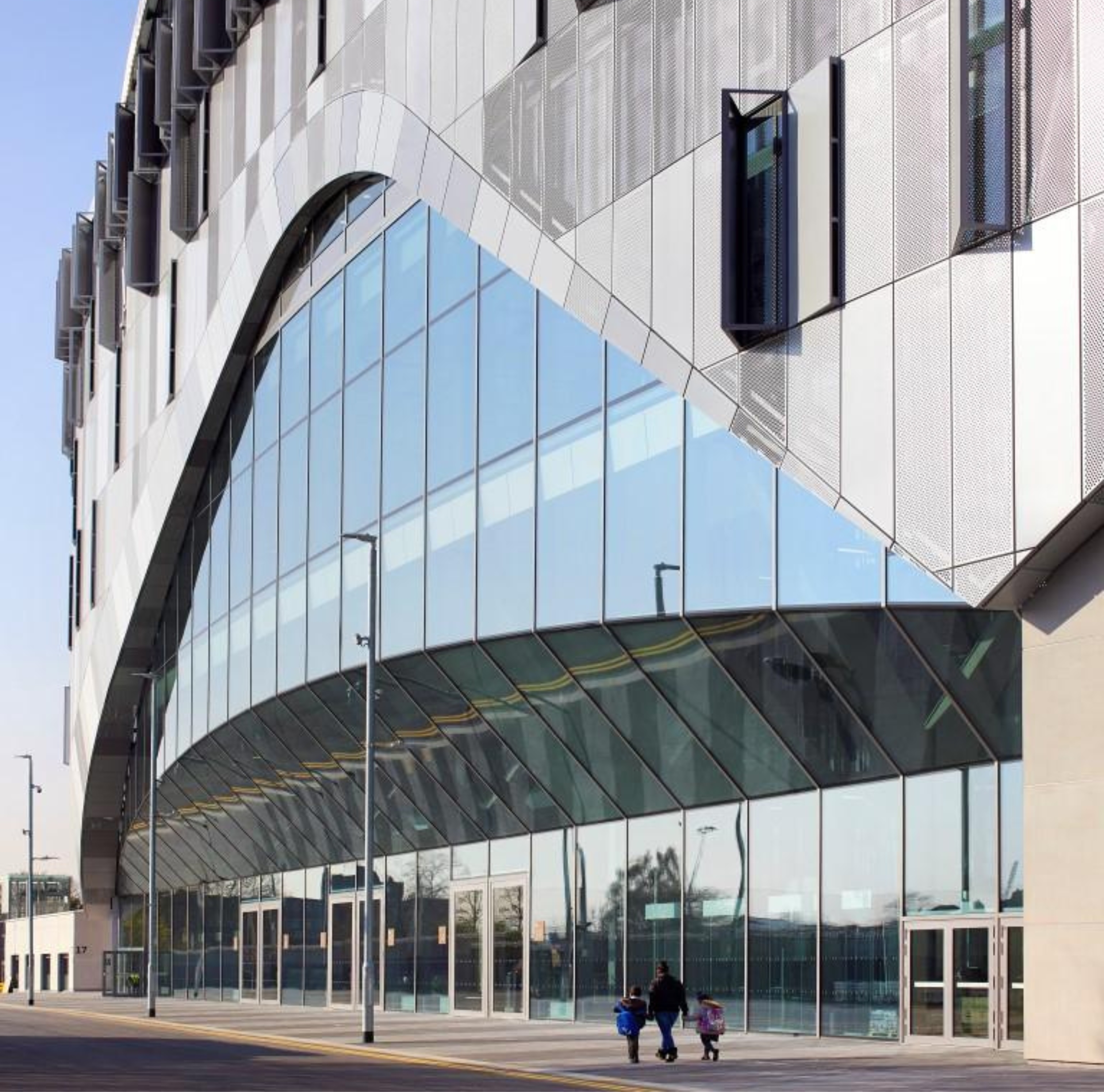 Stadium with Saflex Solar 